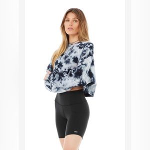 ALO Yoga | Tie Dye Extreme Crop CrewNeck